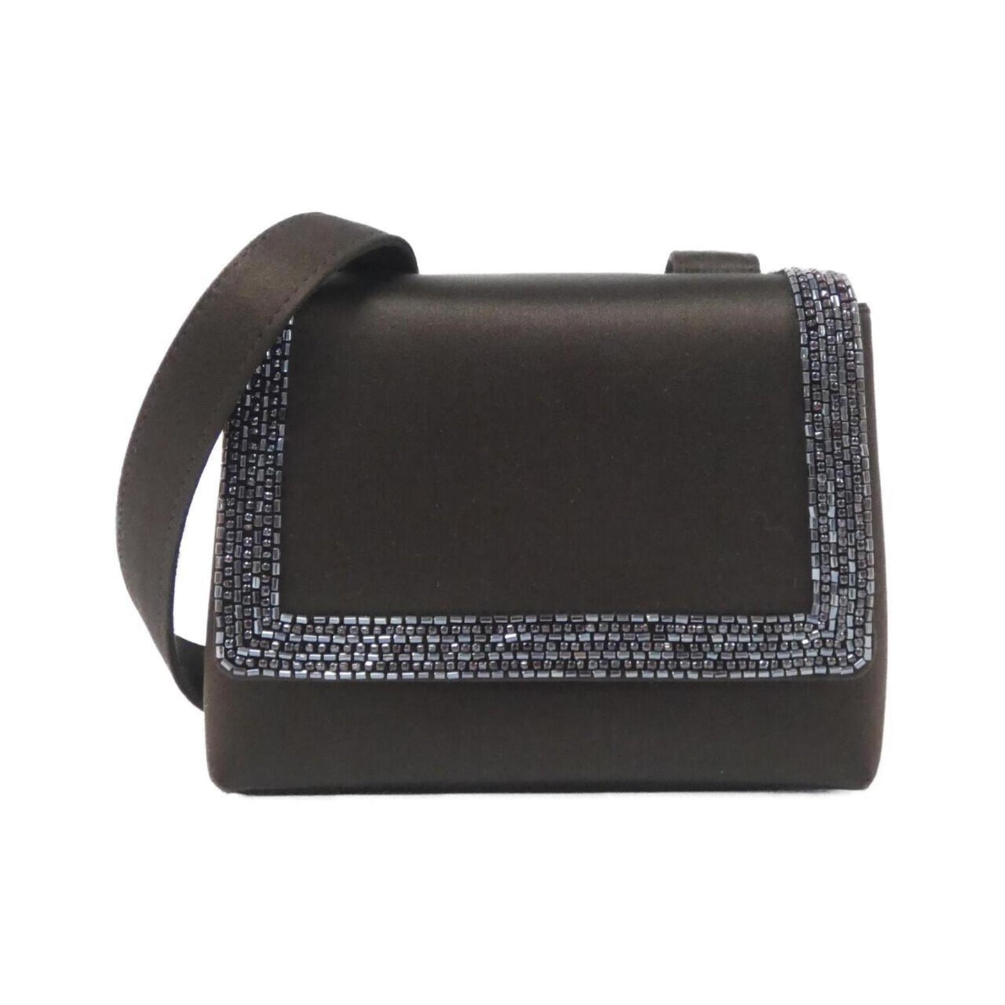 Chanel Satin Brown Shoulder Bags