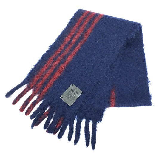 Loewe Wool Blue Scarves