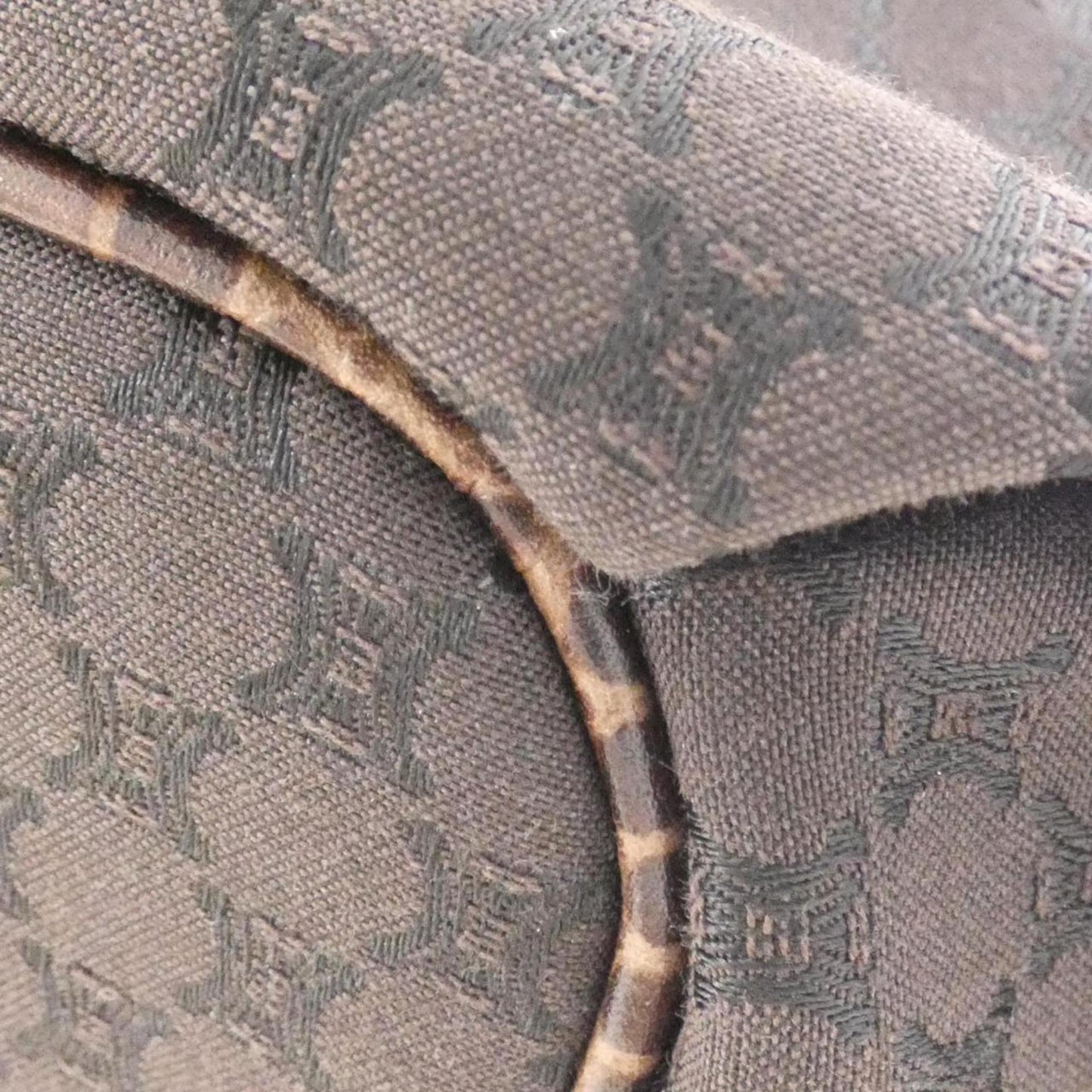 Celine Canvas Brown Shoulder Bags