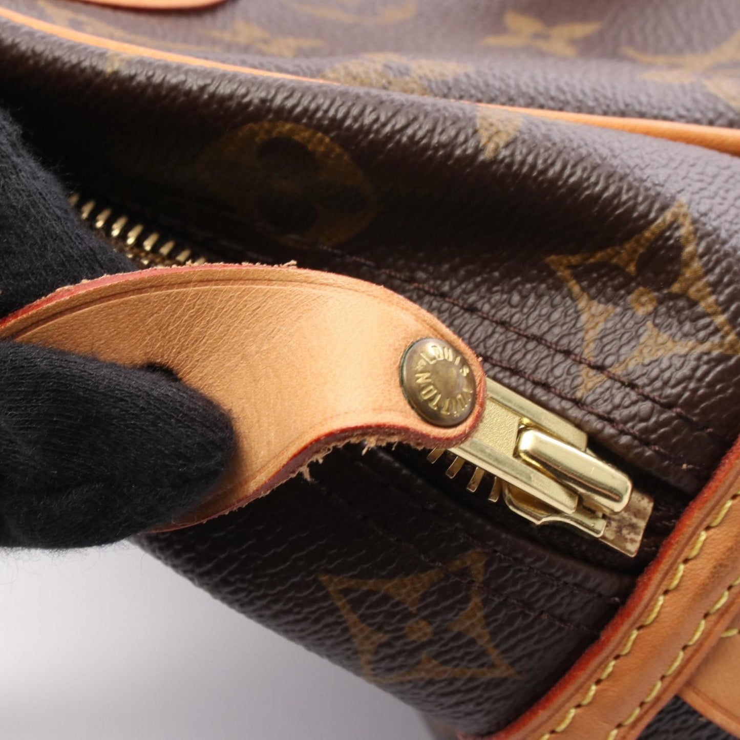 Louis Vuitton Coated Canvas Brown Shoulder Bags