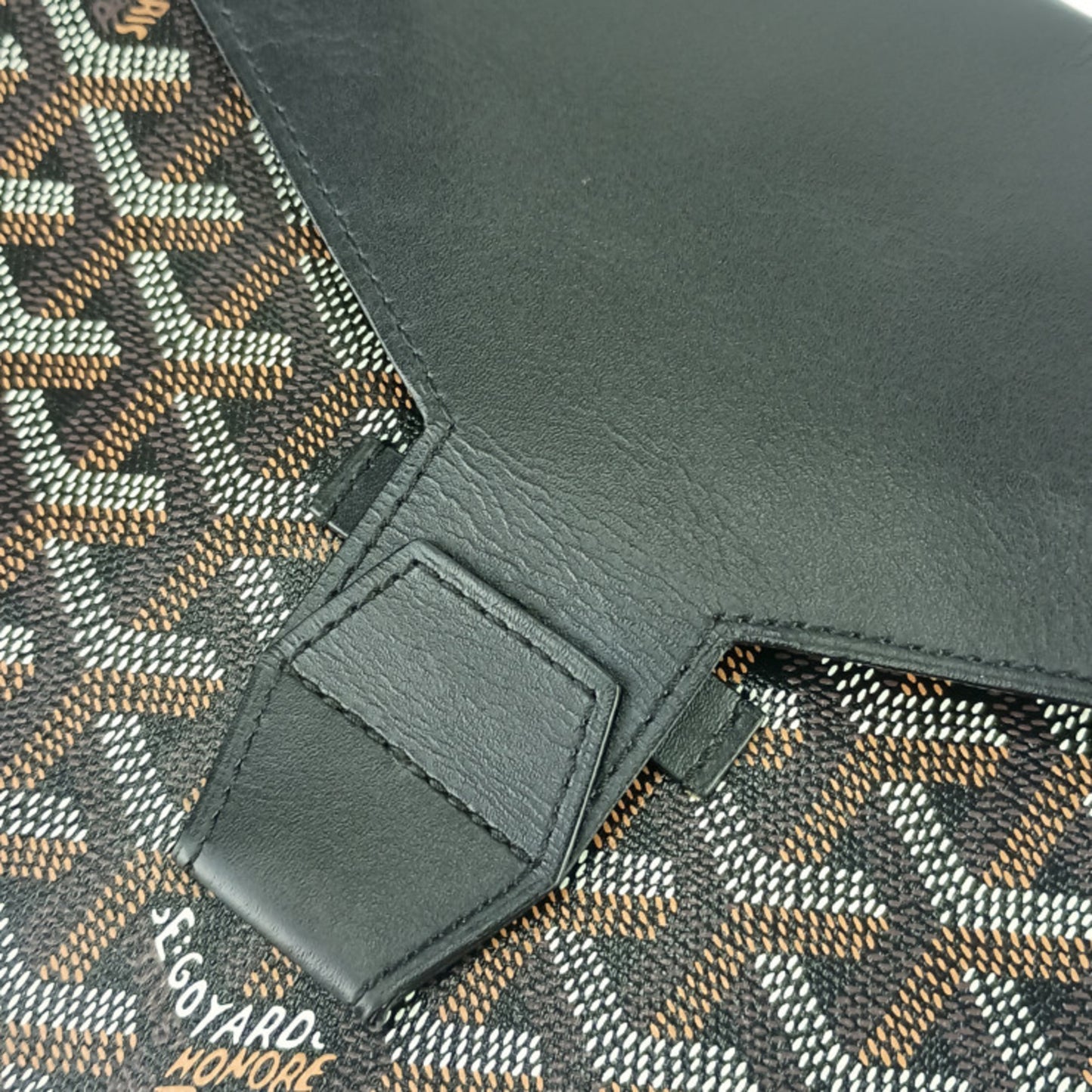 Goyard Pvc Black Clutch Bags