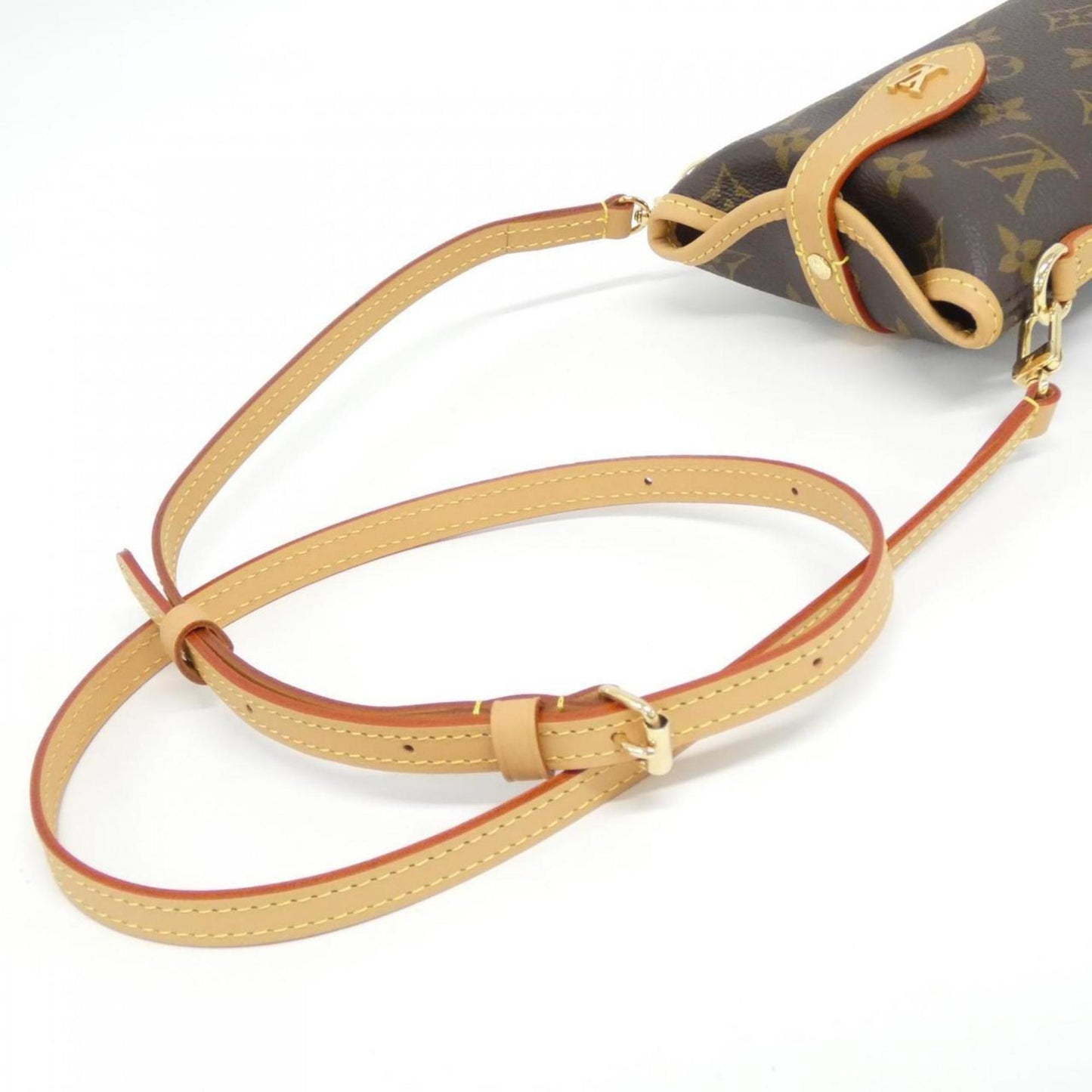 Louis Vuitton Coated Canvas Brown Small Bags