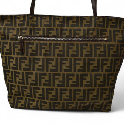 Fendi Canvas Brown Tote Bags