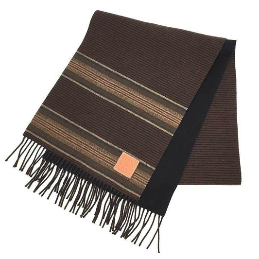 Loewe Wool Black Scarves