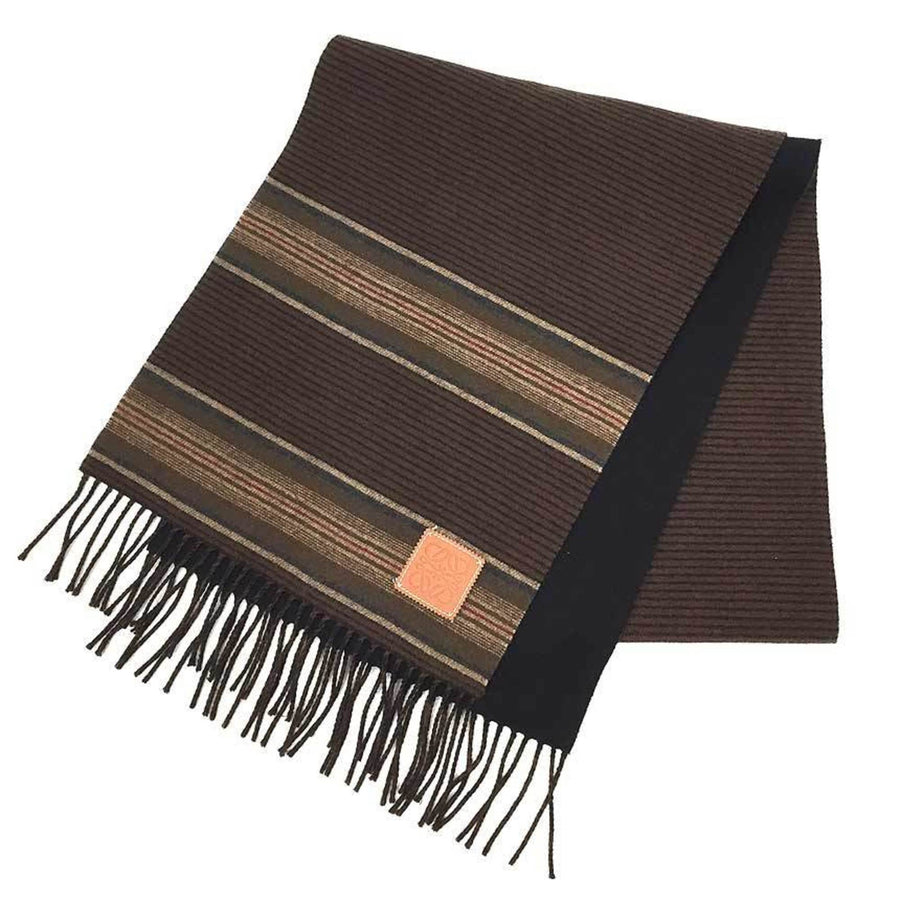Loewe Wool Black Scarves