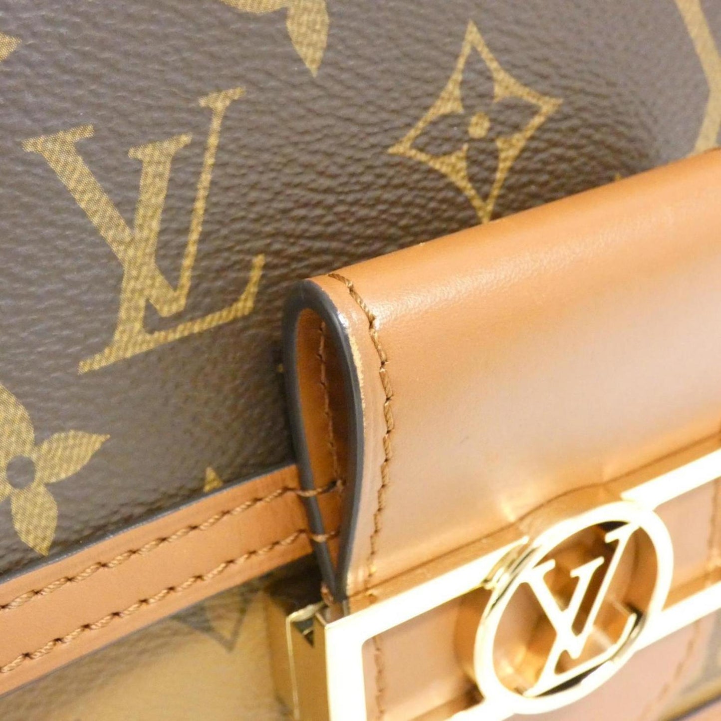 Louis Vuitton Coated Canvas Brown Shoulder Bags