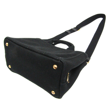 Prada Canvas Black Shoulder Bags