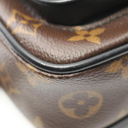 Louis Vuitton Coated Canvas Black Shoulder Bags