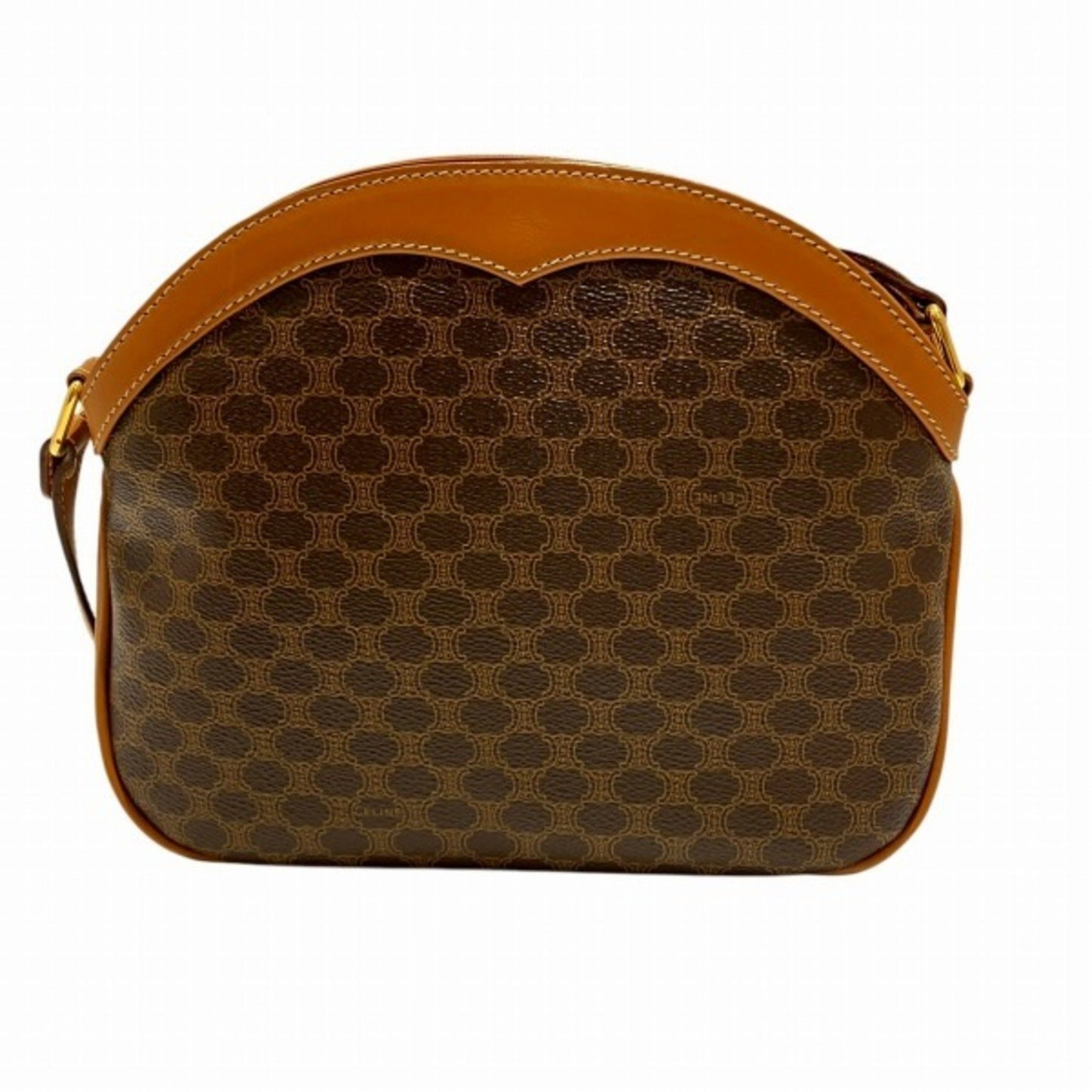 Celine Pvc Brown Shoulder Bags
