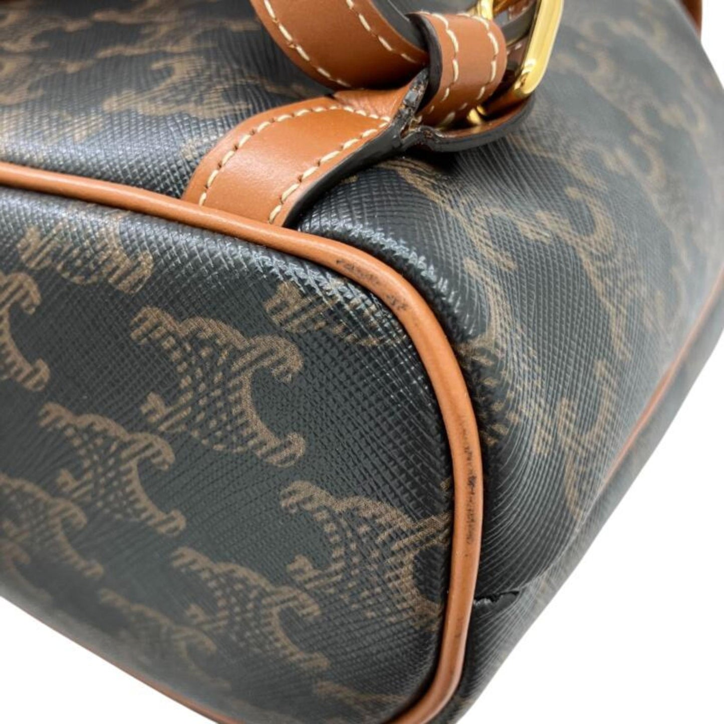 Celine Canvas Brown Backpacks