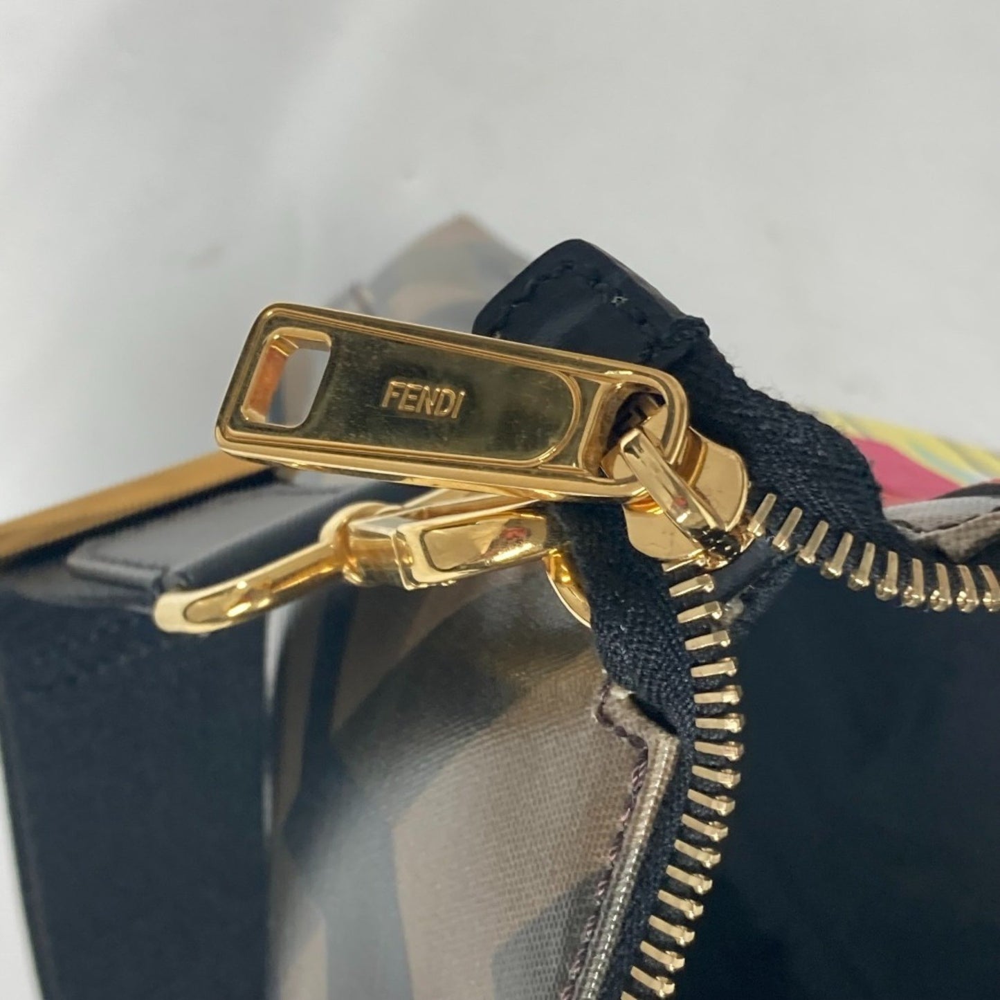 Fendi Pvc Brown Shoulder Bags