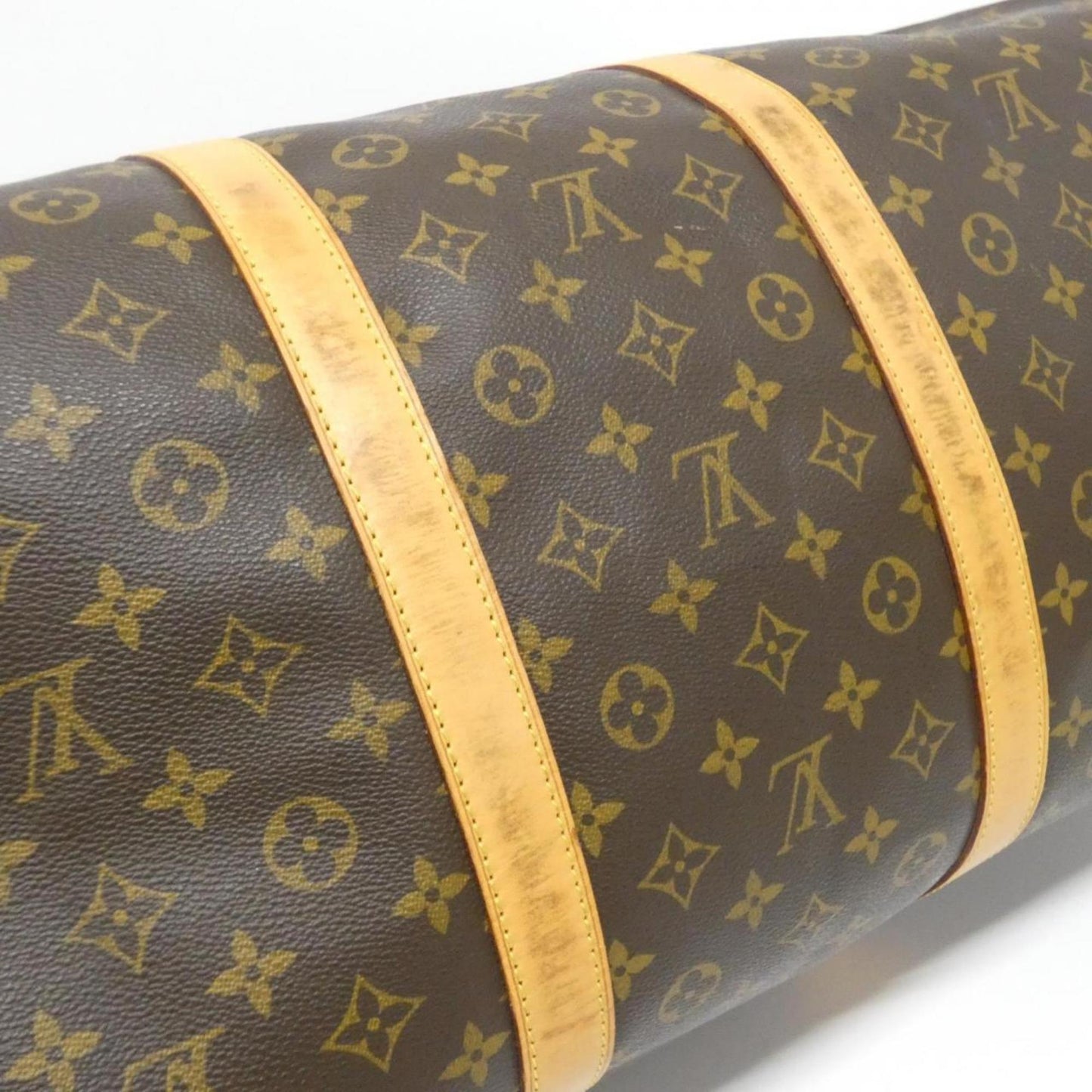 Louis Vuitton Coated Canvas Brown Travel Bags