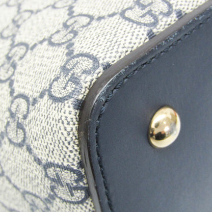 Gucci Coated Canvas Blue Shoulder Bags