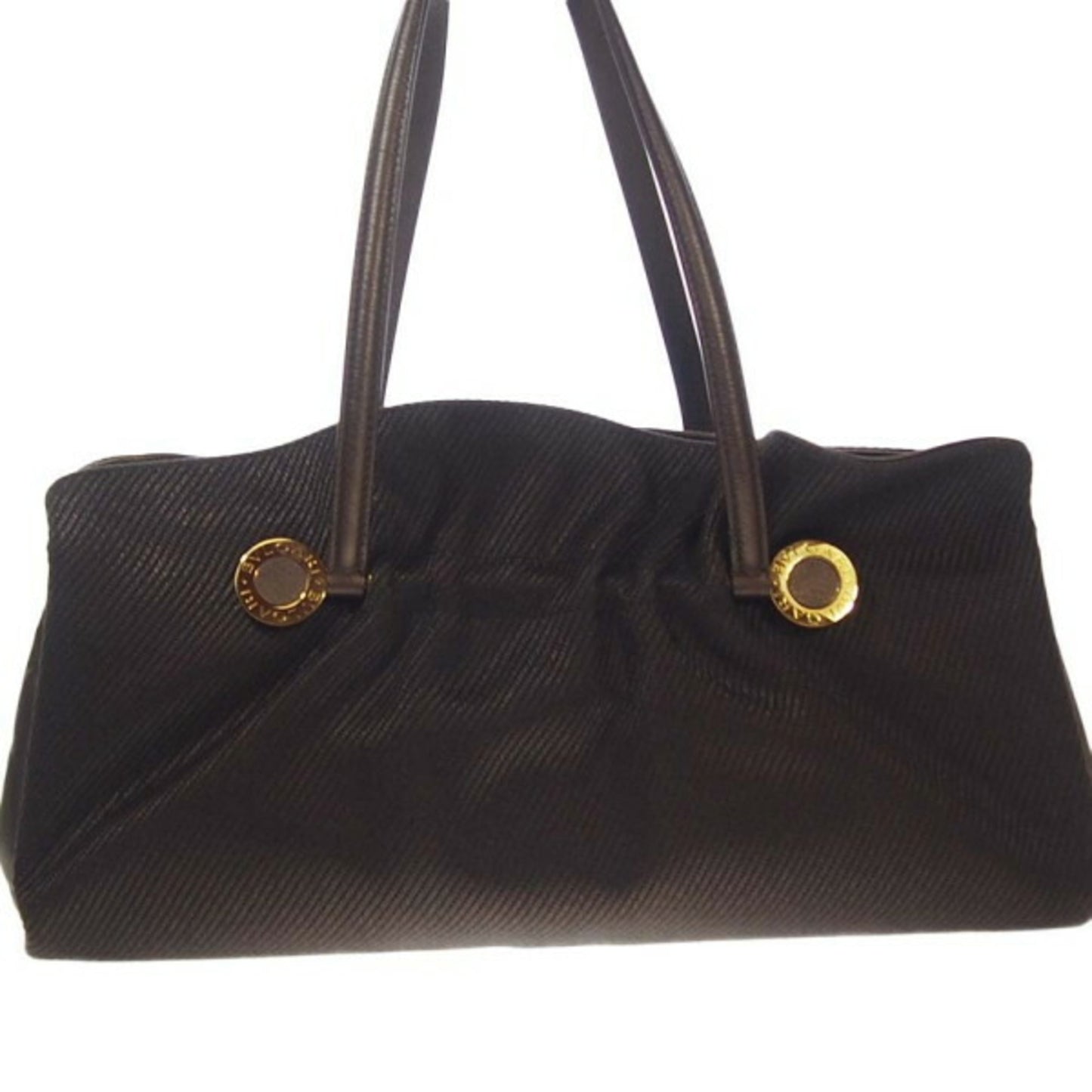Bvlgari Canvas Brown Tote Bags