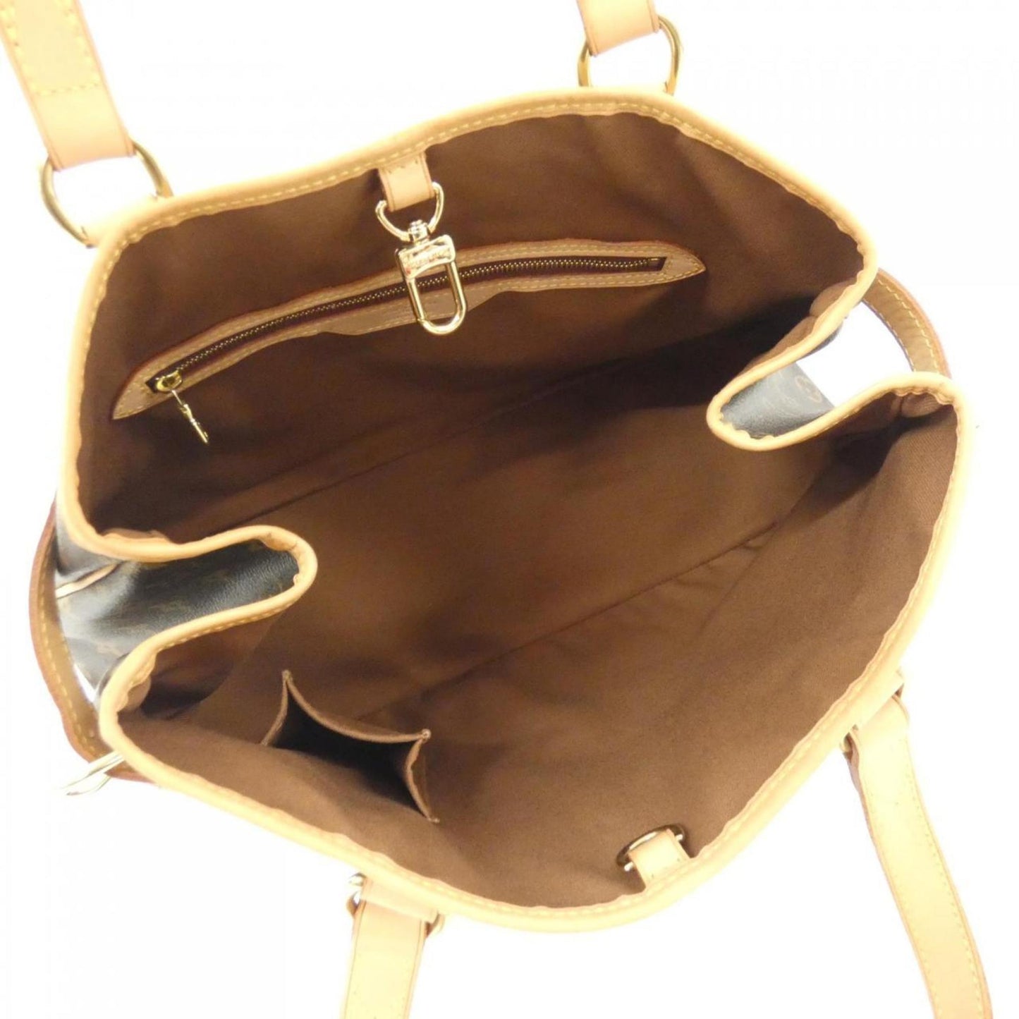 Louis Vuitton Coated Canvas Brown Handbags
