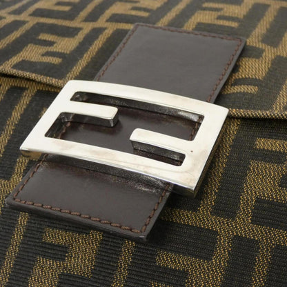 Fendi Canvas Brown Shoulder Bags