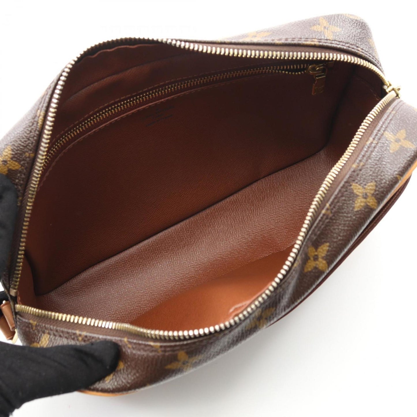 Louis Vuitton Coated Canvas Brown Shoulder Bags