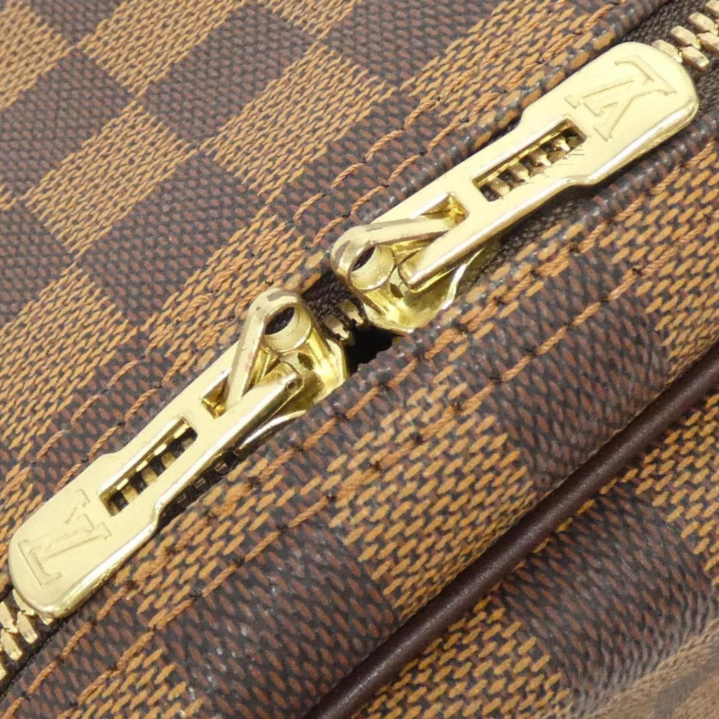 Louis Vuitton Coated Canvas Brown Handbags