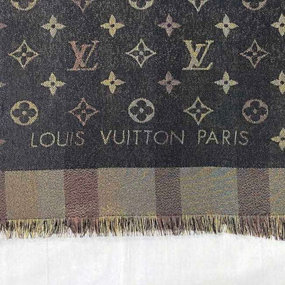 Louis Vuitton Silk Black Scarves
