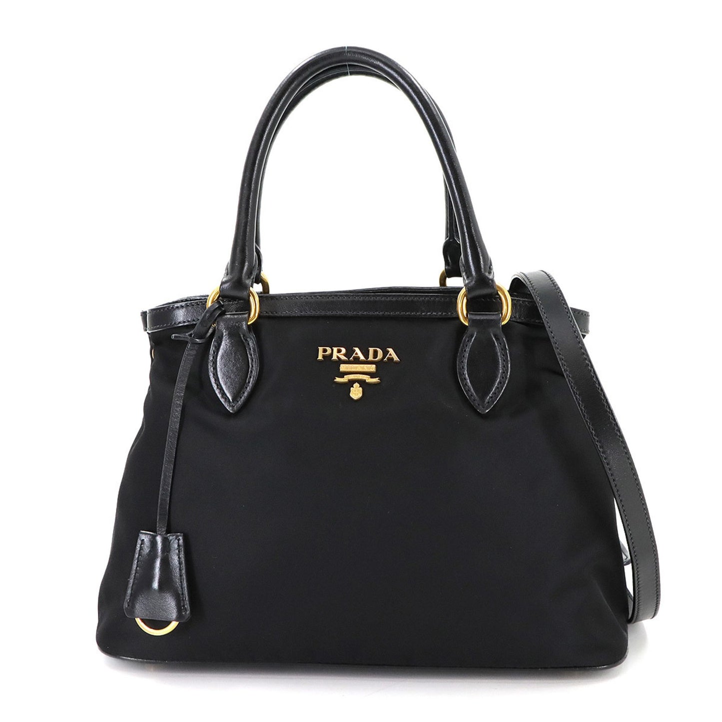 Prada Nylon Black Handbags