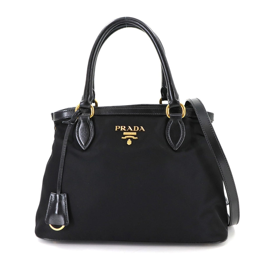 Prada Nylon Black Handbags
