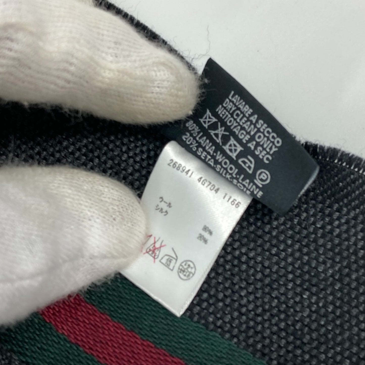 Gucci Wool Gray Scarves