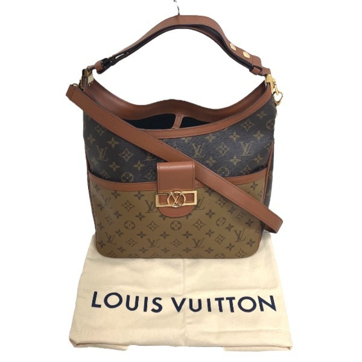 Louis Vuitton Monogram Canvas Brown Shoulder Bags