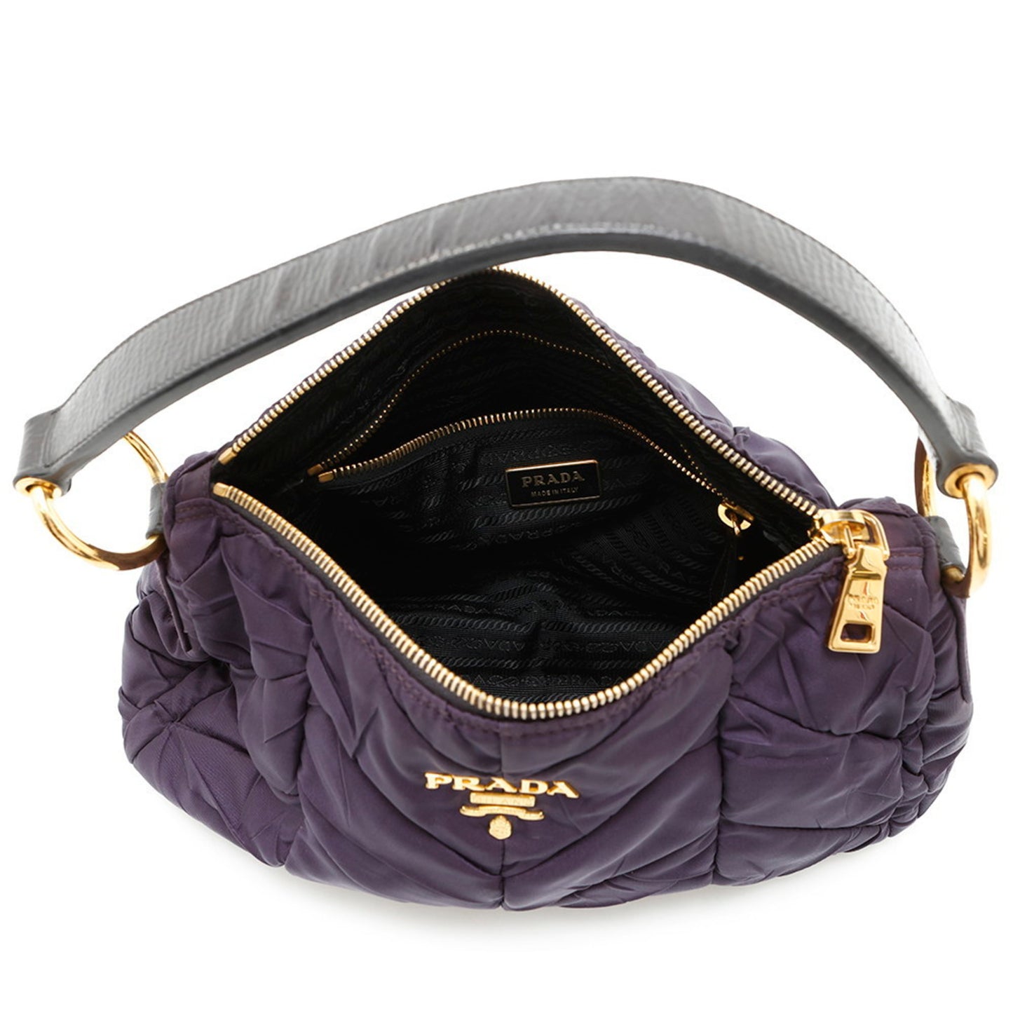 Prada Nylon Purple Handbags