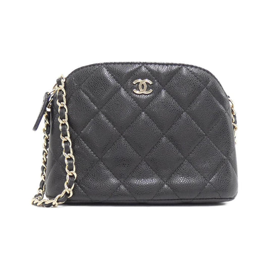Chanel Calfskin Black Shoulder Bags