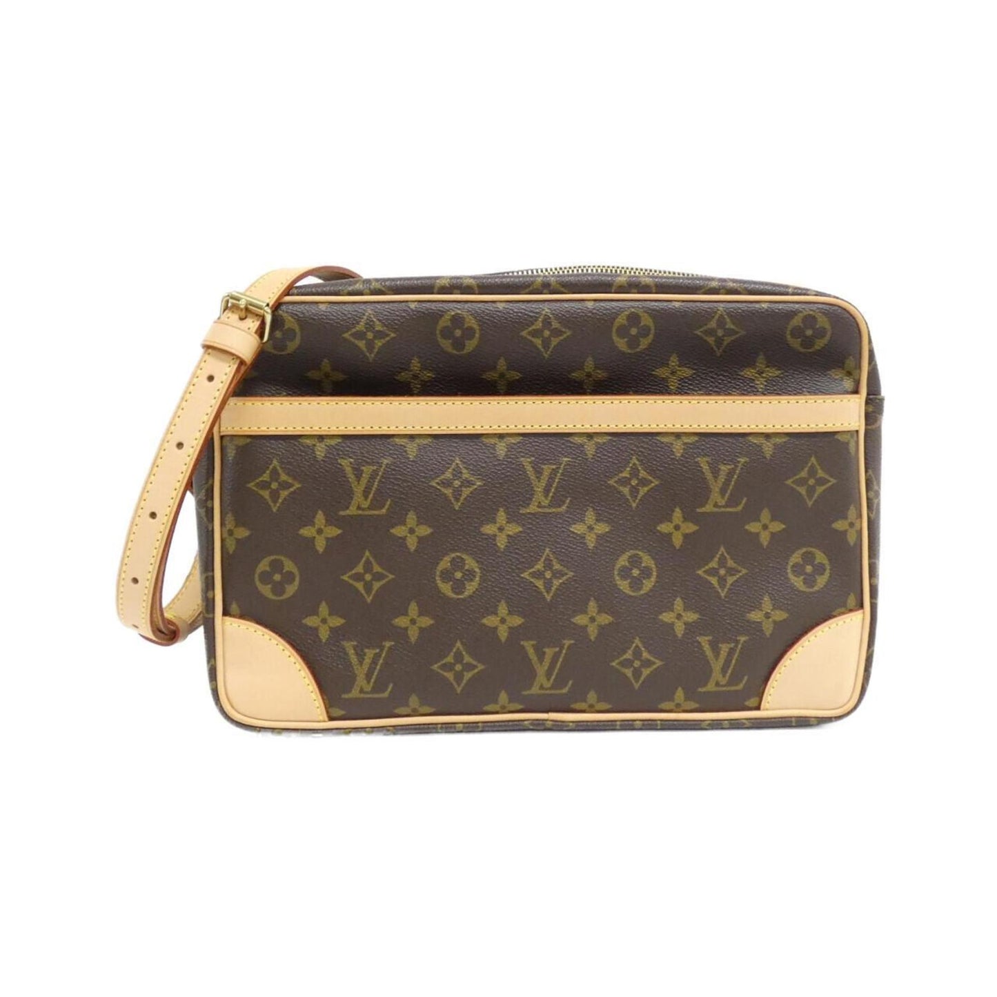 Louis Vuitton Coated Canvas Brown Shoulder Bags