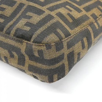 Fendi Canvas Brown Shoulder Bags