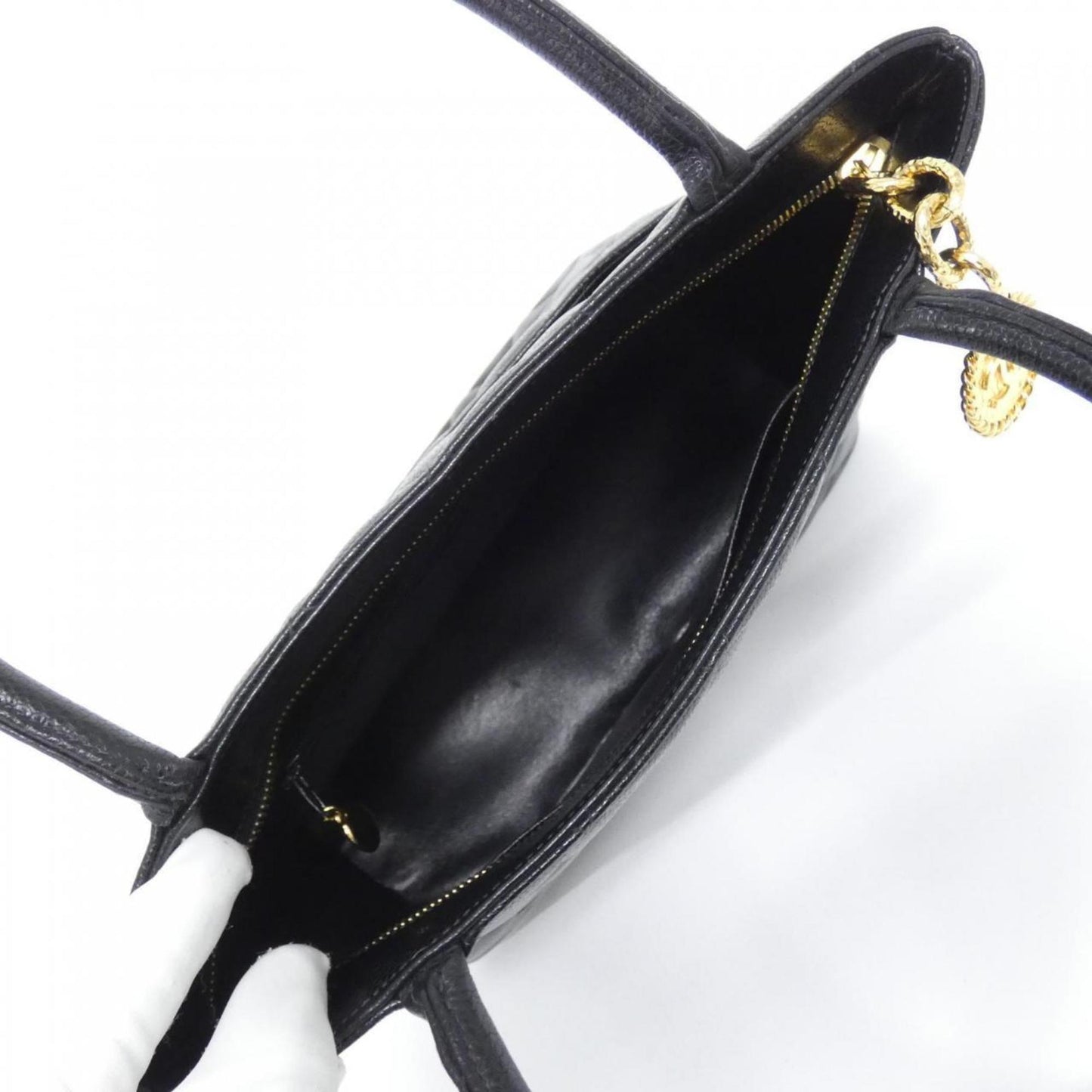 Chanel Calfskin Black Handbags