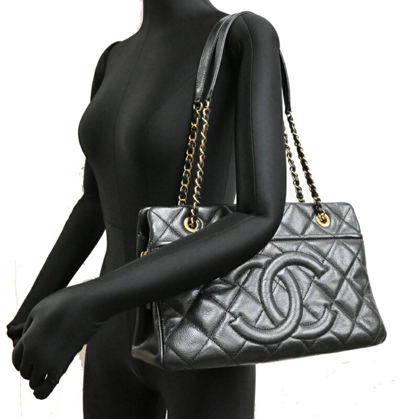 Chanel Calfskin Black Tote Bags
