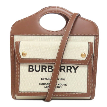 Burberry Canvas Brown Handbags