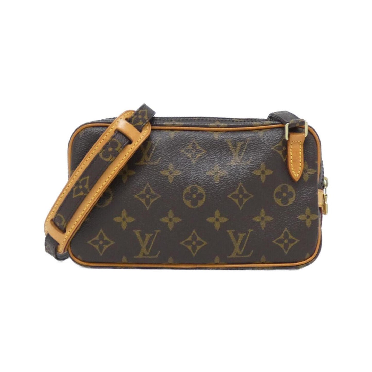 Louis Vuitton Coated Canvas Brown Shoulder Bags