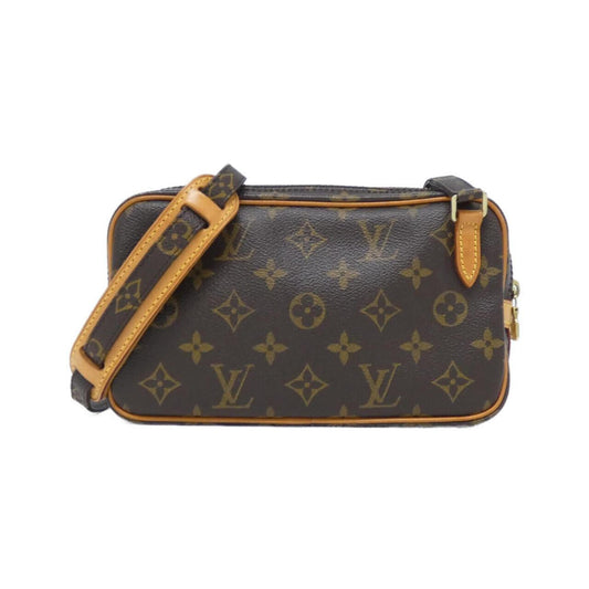 Louis Vuitton Coated Canvas Brown Shoulder Bags