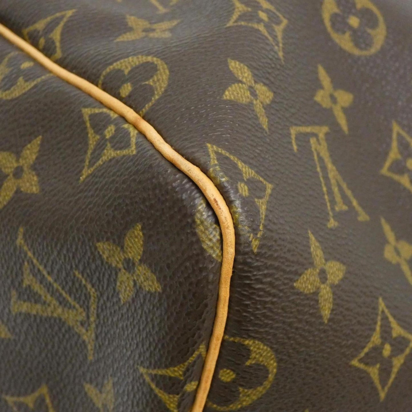 Louis Vuitton Coated Canvas Brown Travel Bags