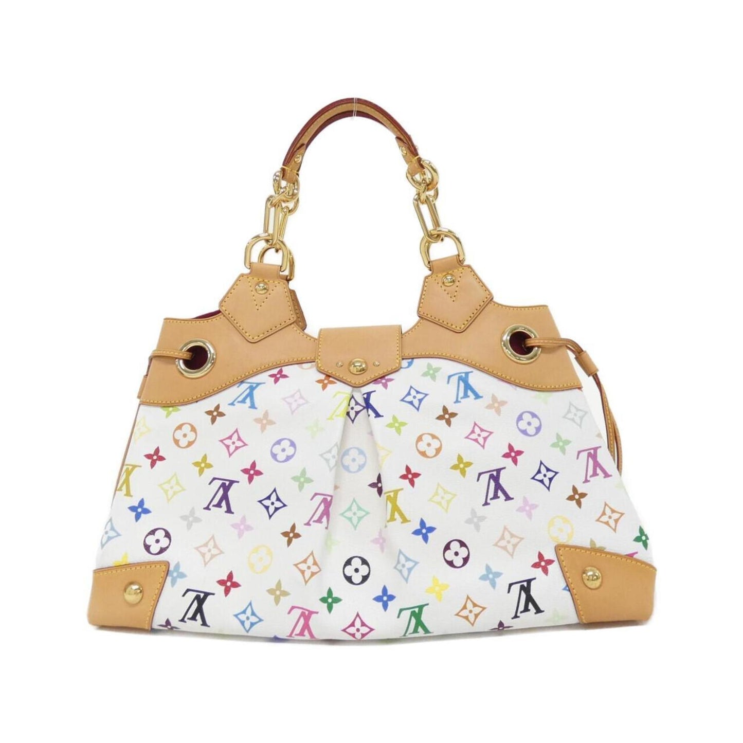 Louis Vuitton Coated Canvas White Shoulder Bags