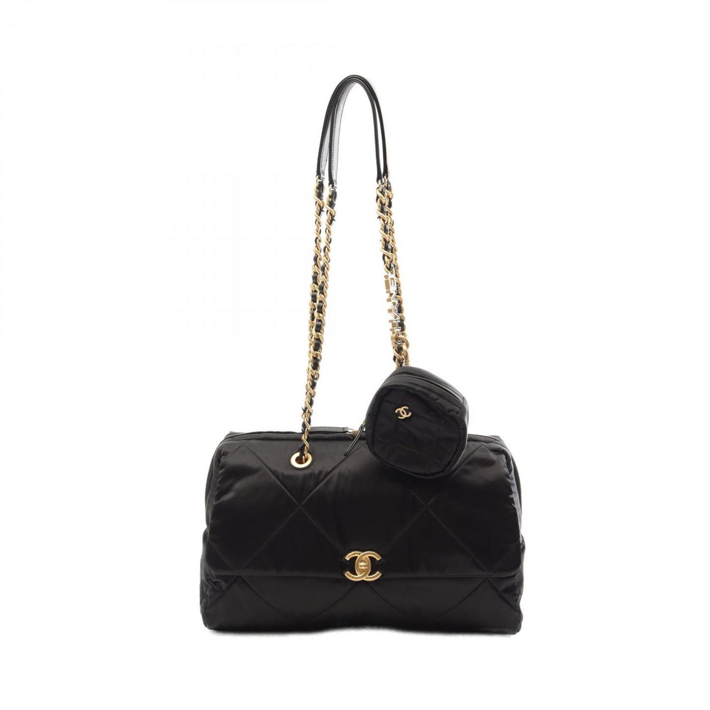 Chanel Nylon Black Shoulder Bags