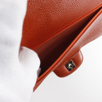 Chanel Calfskin Orange Shoulder Bags