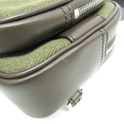 Bally Canvas Brown Shoulder Bags