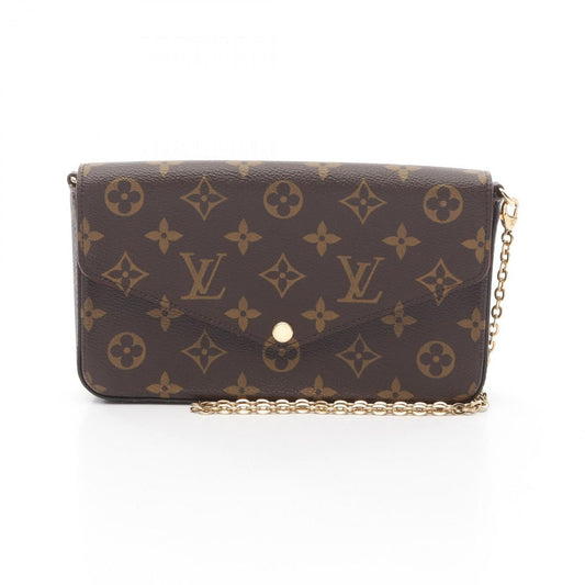 Louis Vuitton Monogram Canvas Brown Shoulder Bags