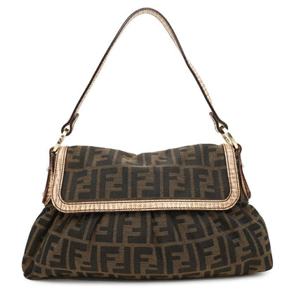 Fendi Canvas Brown Shoulder Bags