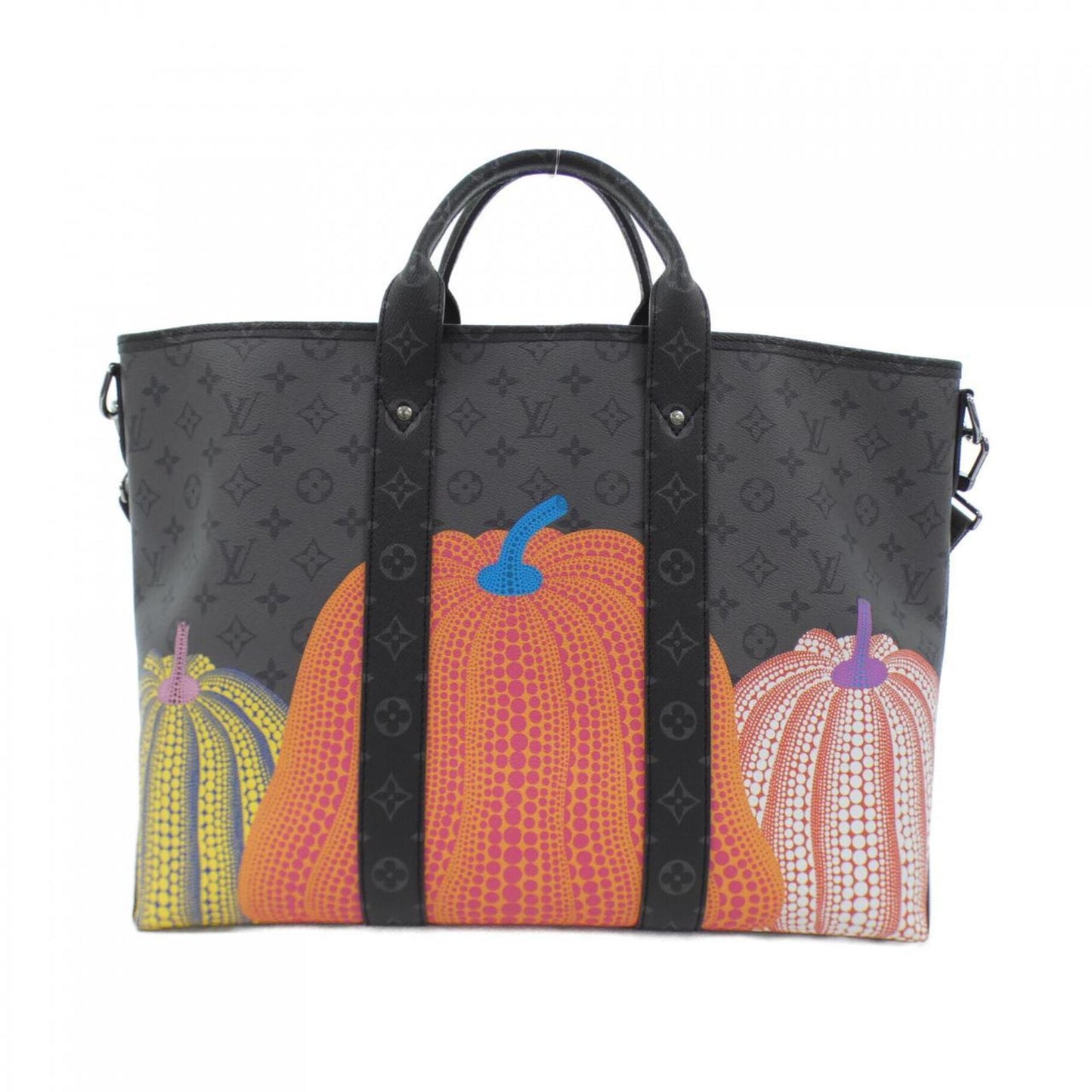 Louis Vuitton Coated Canvas Black Handbags