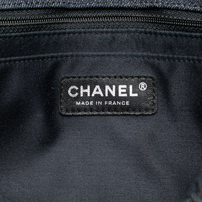 Chanel Denim Blue Shoulder Bags