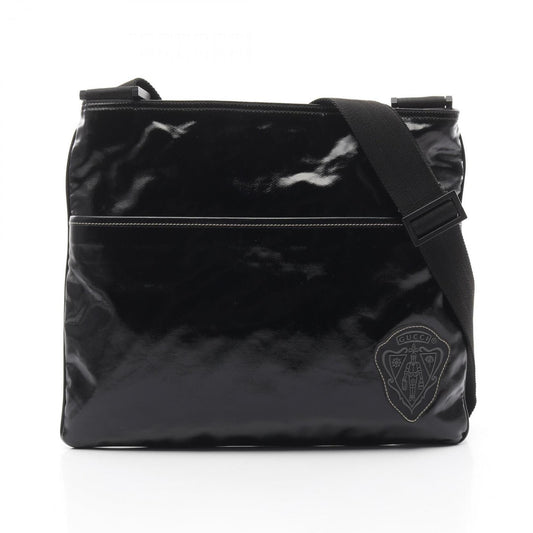 Gucci Coated Canvas Black Shoulder Bags