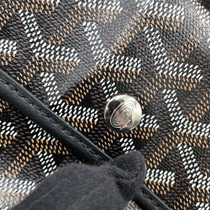 Goyard Pvc Black Tote Bags
