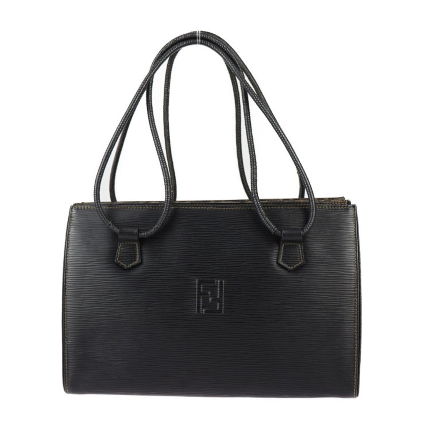 Fendi Canvas Black Handbags