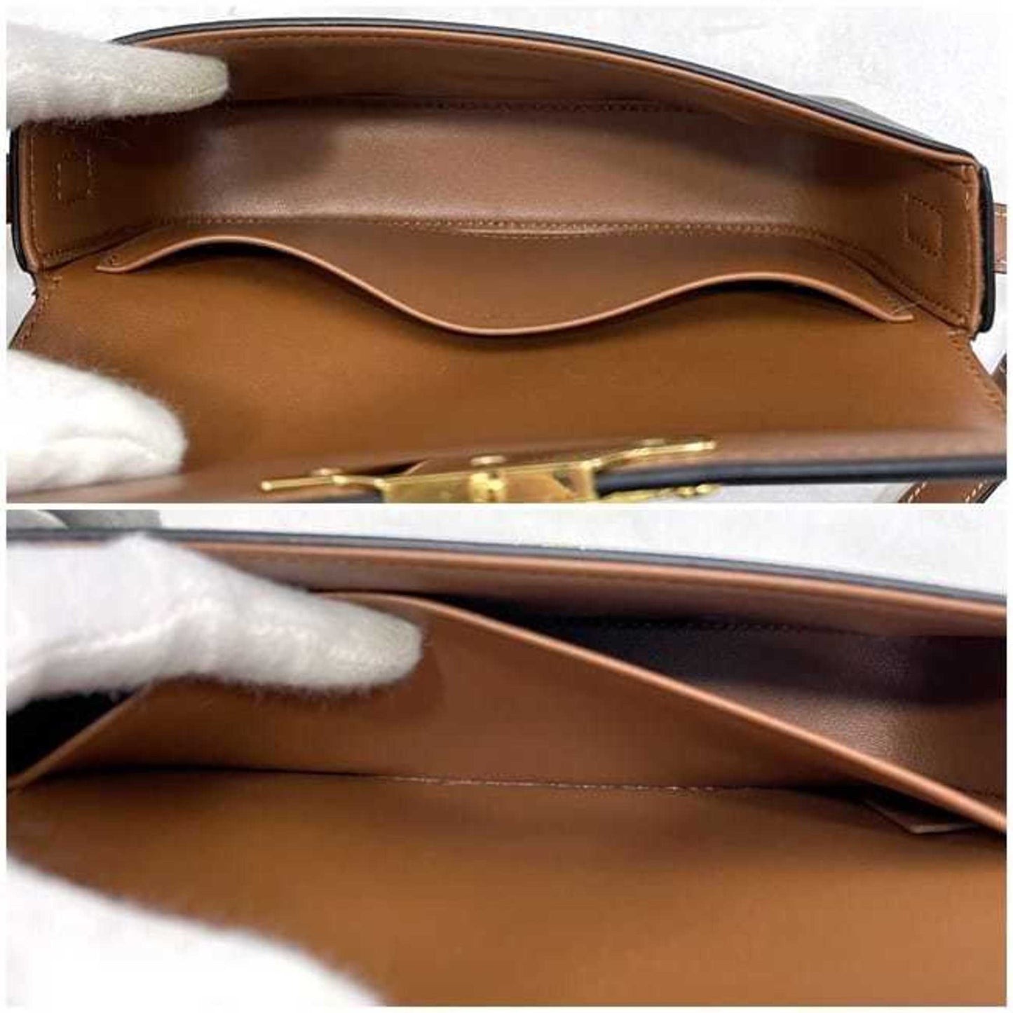 Celine Pvc Brown Handbags
