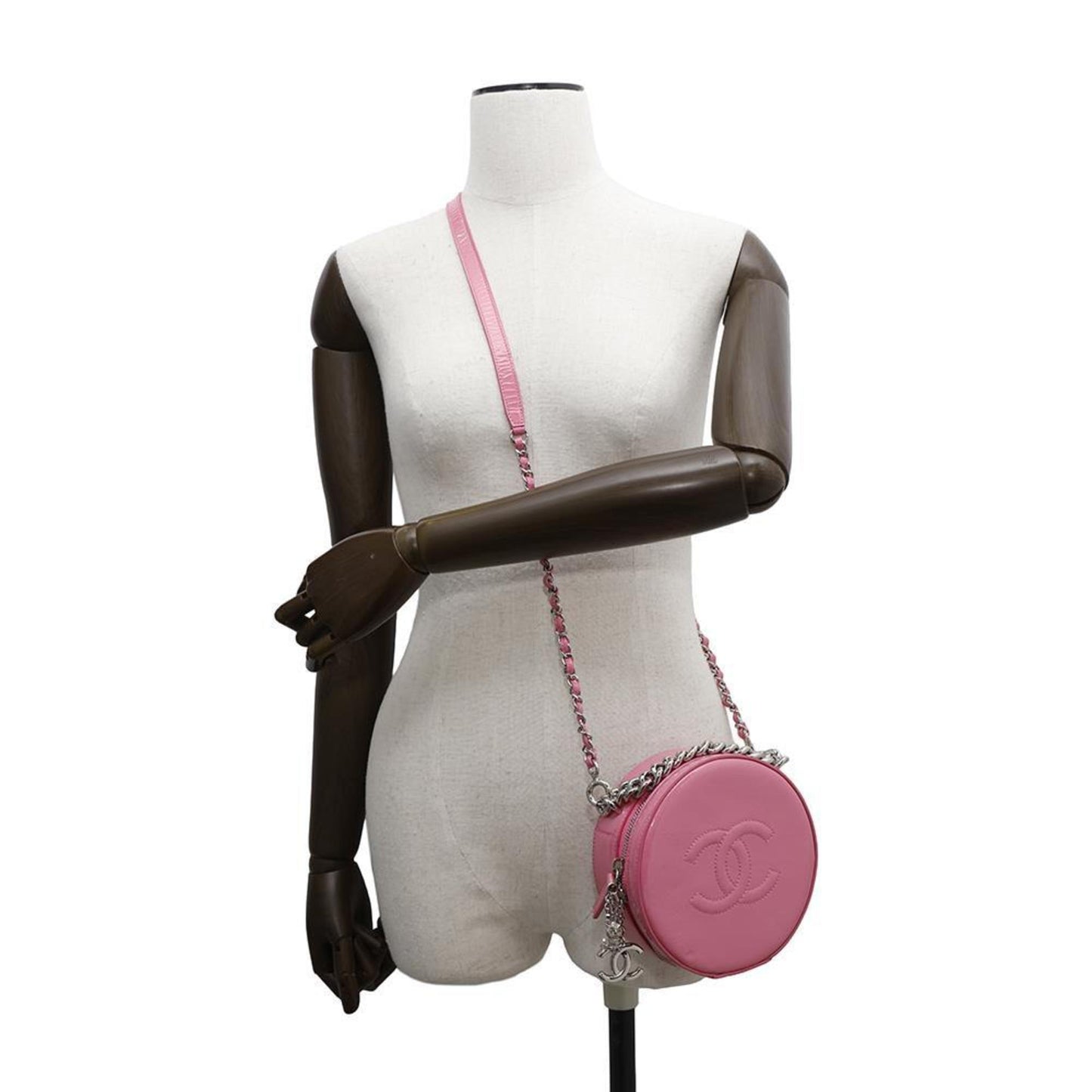 Chanel Patent Pink Shoulder Bags